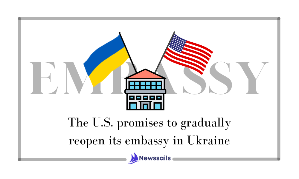The U.S. promises to gradually reopen its embassy in Ukraine - Newssail